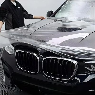 قیمت خوب 7فیلمی محافظ رنگ خودرو 1.52 * 15M ضد زرد شدن خود چسب شفاف آنلاین