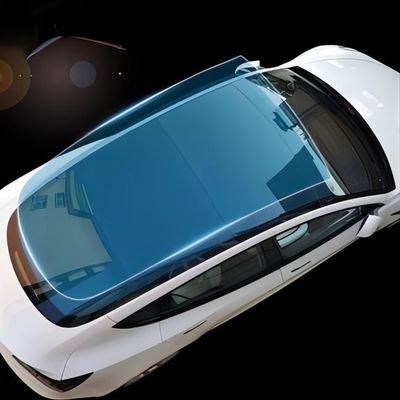 قیمت خوب پلی استر کنترل خورشیدی فیلم پنجره اتومبیل خود چسبنده حفاظت UV 99٪ آنلاین